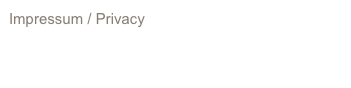 Impressum / Privacy
